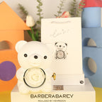 Eternal Rose Teddy Bear Gifts Box With Necklace