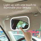 Car Makeup LED Light Mirror