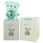 Eternal Rose Teddy Bear Gifts Box With Necklace
