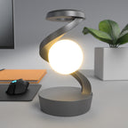 Celestia - Rotating Moon Desk Lamp With Phone Wireless Charging