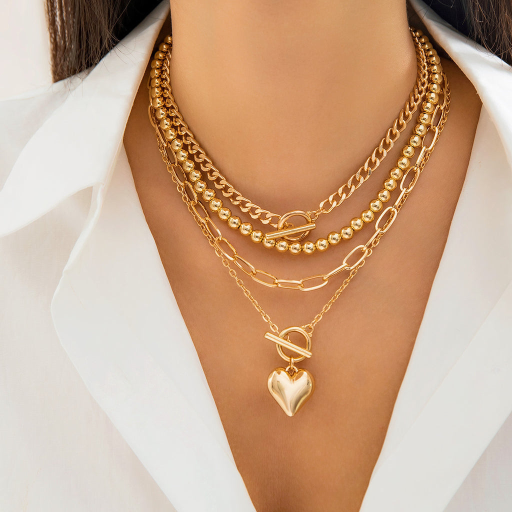 Ethereal Glow – Layered Necklace for Modern Women