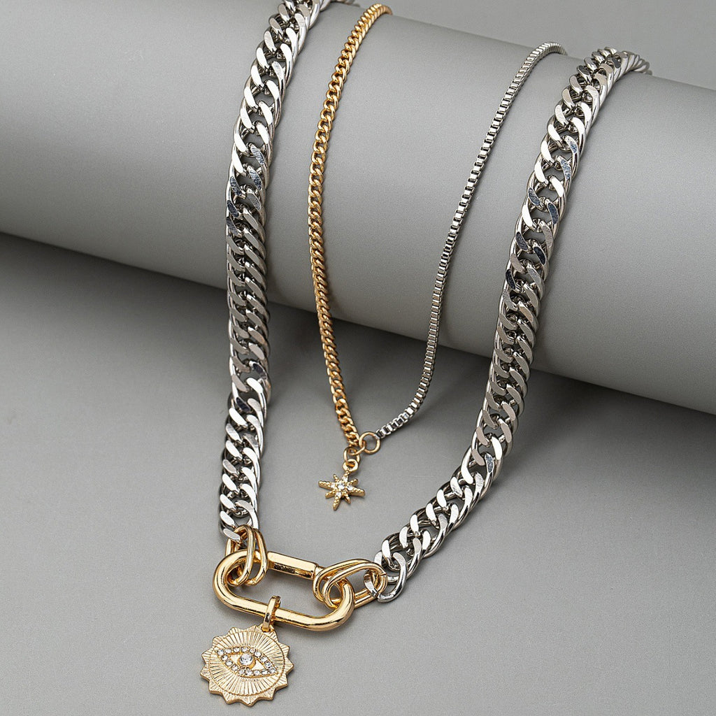 Royal Evil Eye Clavicle Chain