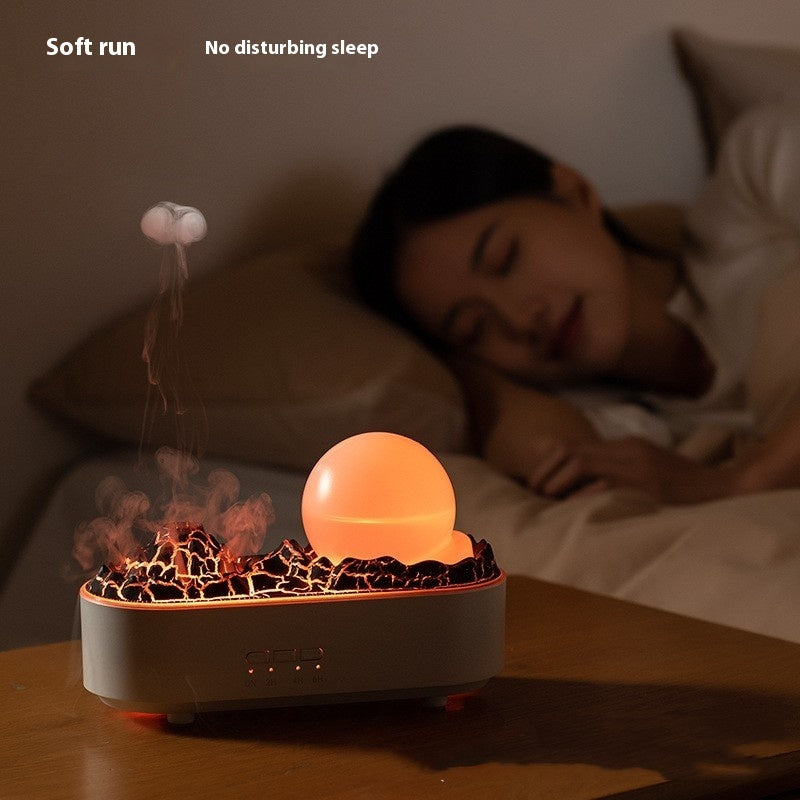 Volcano Humidifier Desktop Lamp