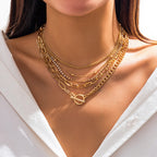 Ethereal Glow – Layered Necklace for Modern Women