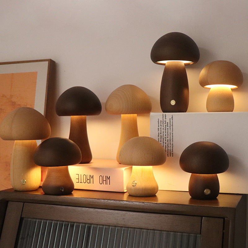 Aura Woo - Mushroom LED Lamp – Soothing Bedside Glow