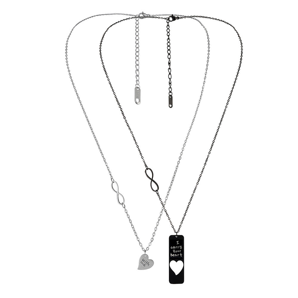 Perfect Match – Interlocking Couple Necklace Set