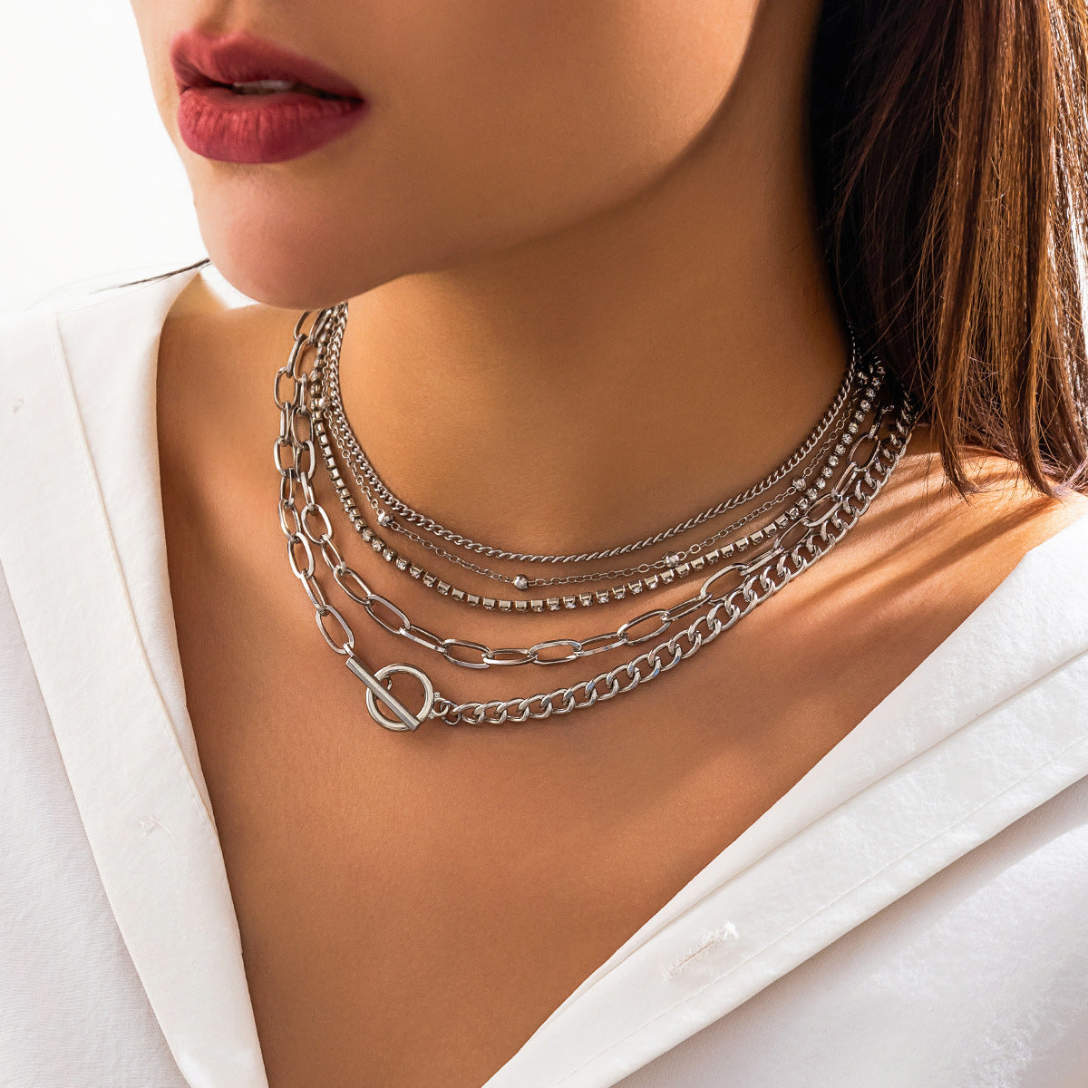 Ethereal Glow – Layered Necklace for Modern Women