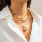 Ethereal Glow – Layered Necklace for Modern Women