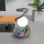 Celestia - Rotating Moon Desk Lamp With Phone Wireless Charging
